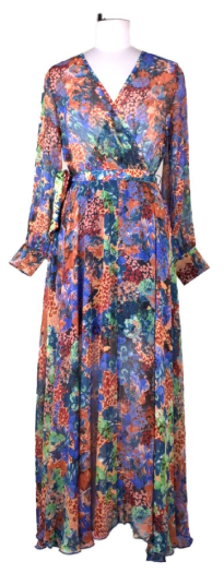 ANIMAL ROSE - Sheer Maxi Dress
