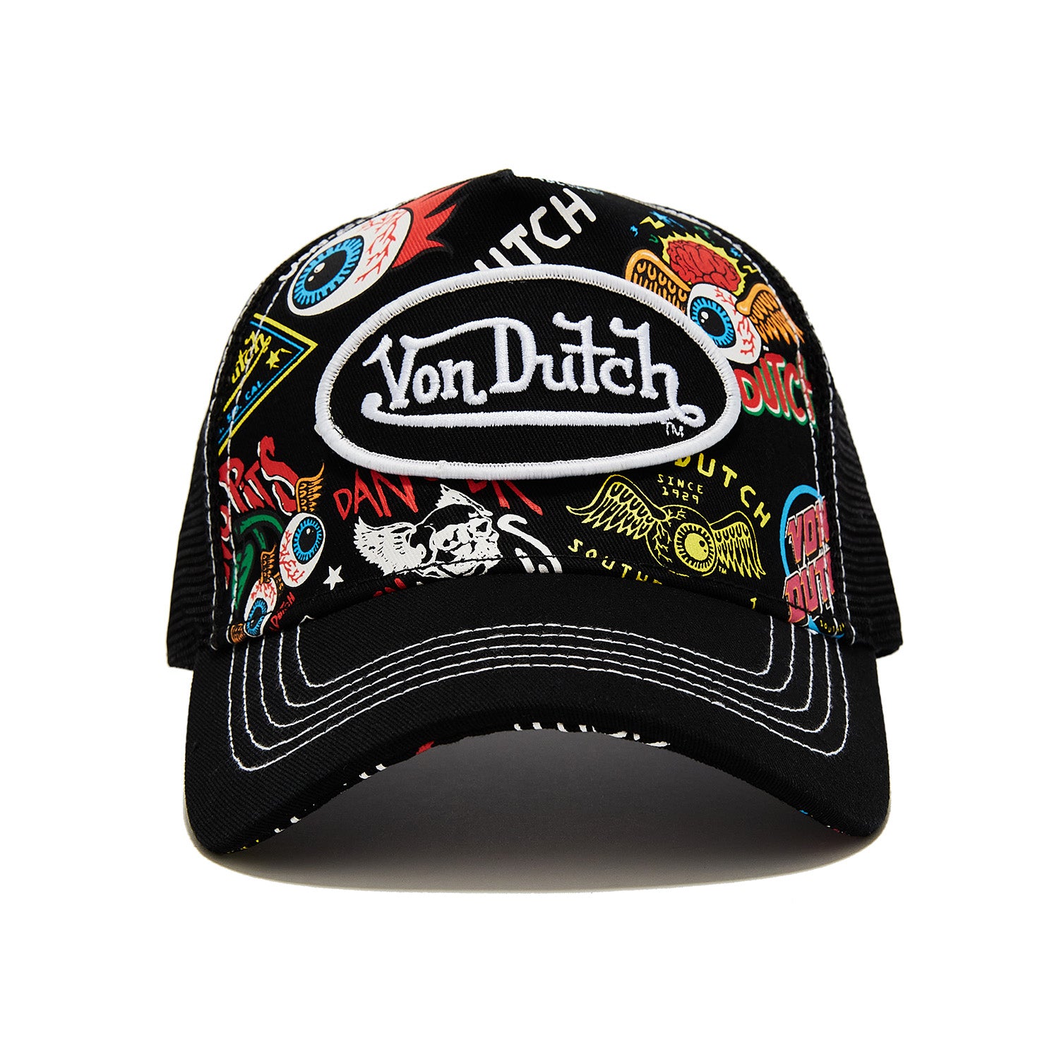 VON DUTCH BLACK JAX TRUCKER HAT