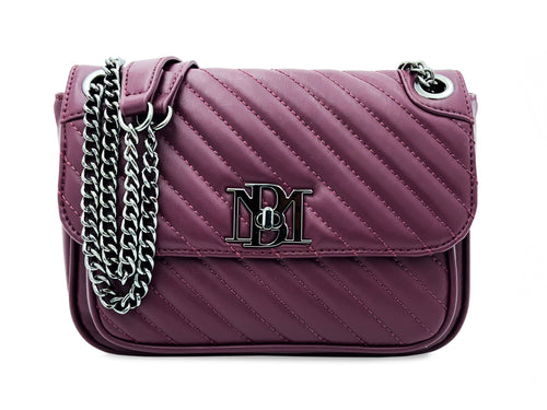Badgley Mischka "Quilted Flap Crossbody"